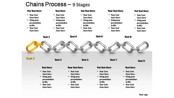 PowerPoint Slides Strategy Chains Ppt Process