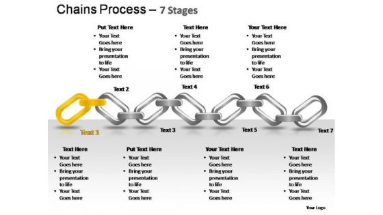 PowerPoint Slides Strategy Chains Ppt Themes