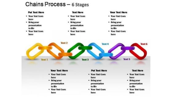 PowerPoint Slides Strategy Chains Process Ppt Slides