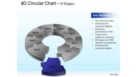 PowerPoint Slides Strategy Circular Chart Ppt Design Slides