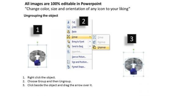 PowerPoint Slides Strategy Circular Chart Ppt Design Slides