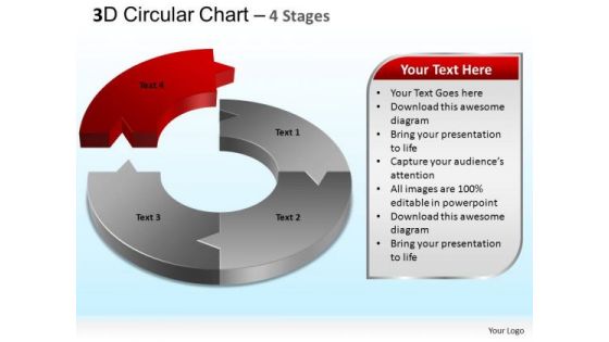 PowerPoint Slides Strategy Circular Chart Ppt Template