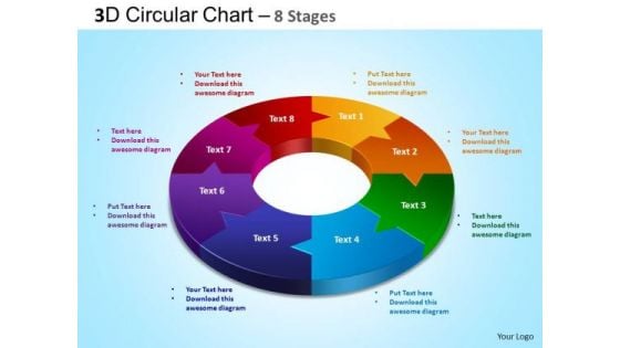 PowerPoint Slides Strategy Circular Chart Ppt Themes