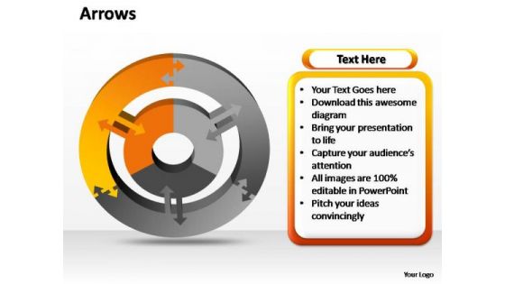 PowerPoint Slides Strategy Circular Reasoning Ppt Backgrounds