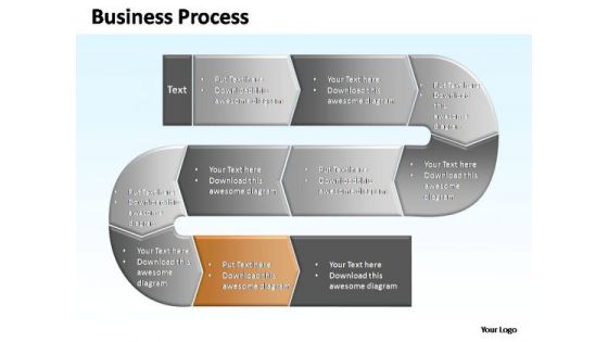 PowerPoint Slides Strategy Complex Business Process Ppt Template