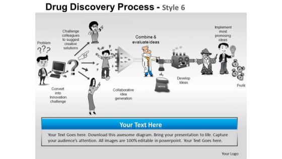 PowerPoint Slides Strategy Drug Discovery Ppt Layouts