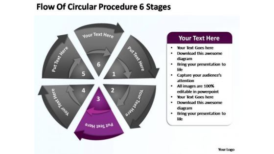 PowerPoint Slides Strategy Flow Of Circular Ppt Presentation