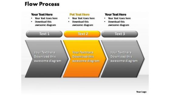 PowerPoint Slides Strategy Flow Process Ppt Slide