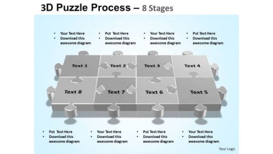 PowerPoint Slides Strategy Puzzle Process Ppt Template