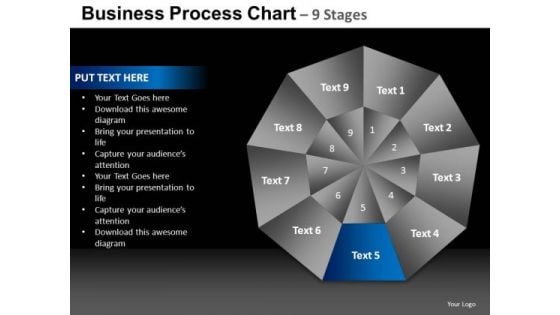 PowerPoint Slides Strategy Quadrant Diagram Chart Ppt Process