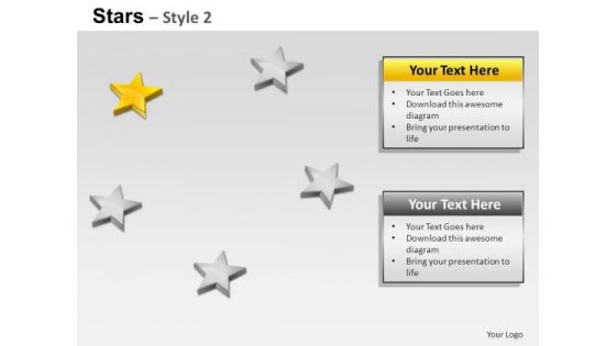 PowerPoint Slides Strategy Stars Ppt Layouts