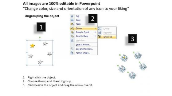 PowerPoint Slides Strategy Stars Ppt Layouts