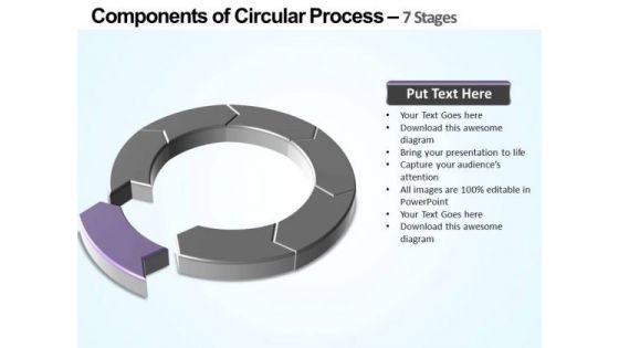 PowerPoint Slides Success Components Of Circular Ppt Slides