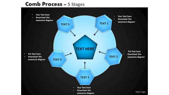 PowerPoint Slides Success Hub And Spokes Process Ppt Layouts