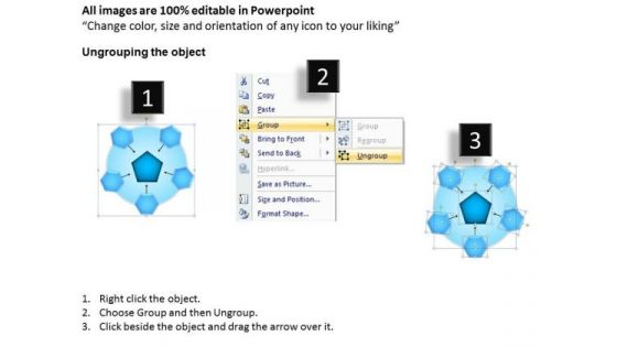PowerPoint Slides Success Hub And Spokes Process Ppt Layouts