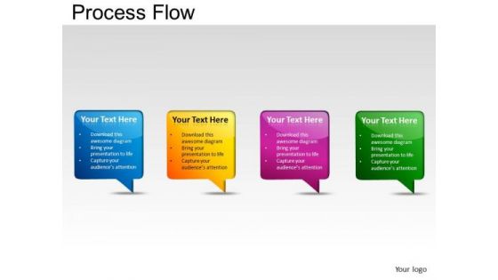 PowerPoint Slides Success Process Flow Ppt Themes