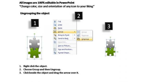 PowerPoint Slides Success Puzzle Piece Ppt Design