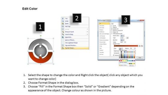PowerPoint Slides Success Round Process Flow Chart Ppt Slide Designs