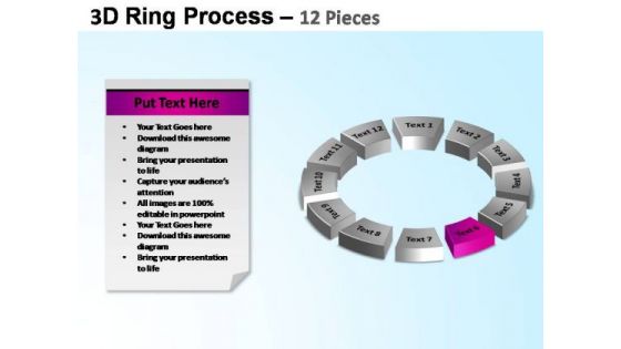 PowerPoint Slides Teamwork Ring Process Ppt Design