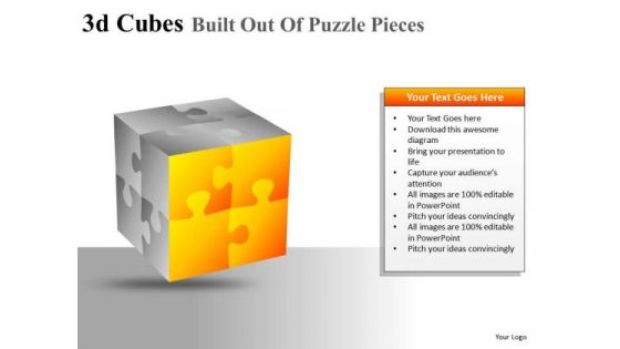 PowerPoint Slides With 3d Cube Editable Ppt Diagram Templates