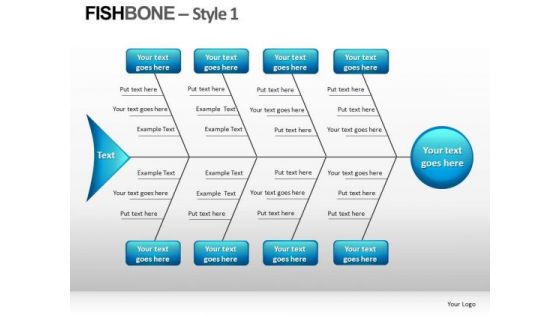 PowerPoint Slides With Fishbone Diagram