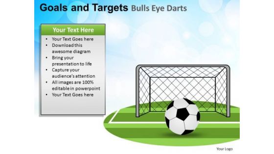 PowerPoint Soccer Success Goals And Targets Ppt Template