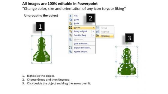 PowerPoint Success Growth Chess Pawn Ppt Backgrounds