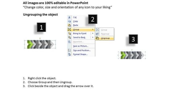 PowerPoint Template 3d Arrow Representing Eight Sequential Steps Image Slide02