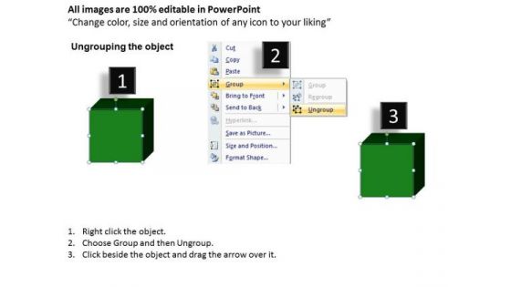 PowerPoint Template Blocks Process Sales Ppt Themes