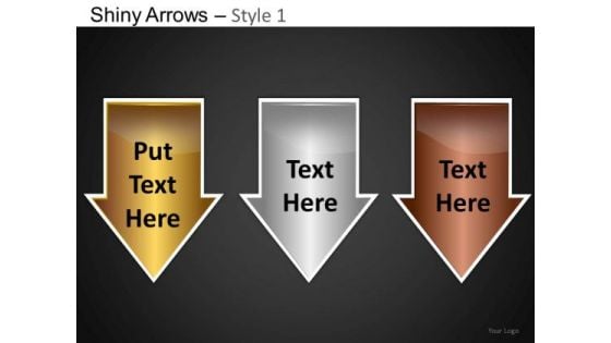 PowerPoint Template Business Competition Shiny Arrows Ppt Slide Designs