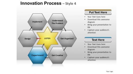 PowerPoint Template Business Hexagon Chart Ppt Slides