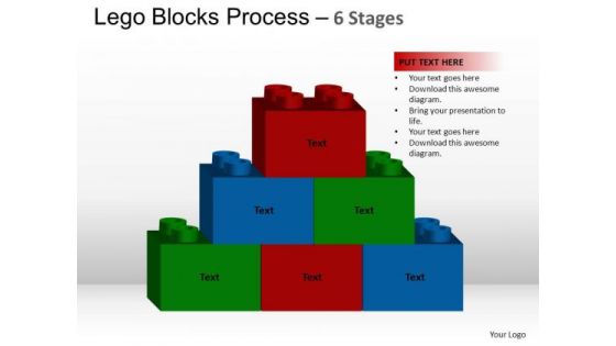 PowerPoint Template Business Lego Blocks Ppt Themes