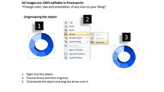PowerPoint Template Business Success 3d Pie Chart List Ppt Slide Designs