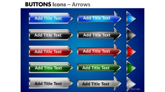 PowerPoint Template Business Success Buttons Icons Ppt Presentation