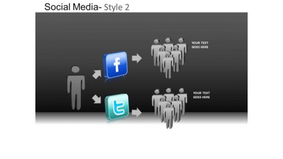 PowerPoint Template Business Success Social Media Ppt Process