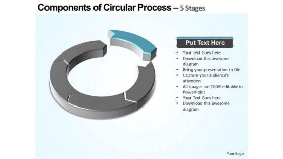 PowerPoint Template Chart Components Of Circular Ppt Presentation PowerPoint Template Chart Components Of Circular Ppt Presentation