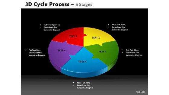 PowerPoint Template Circle Chart Cycle Process Ppt Designs