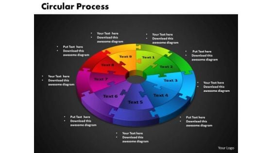 PowerPoint Template Circular Process Business Ppt Slides