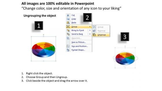 PowerPoint Template Circular Process Circle Puzzle Diagram Ppt Design