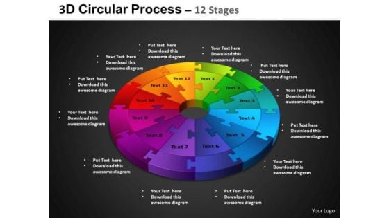 PowerPoint Template Circular Process Circular Process Ppt Slide Designs