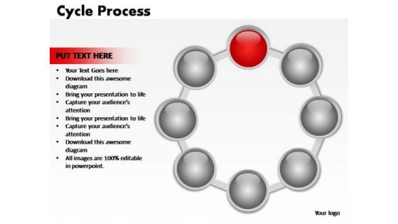 PowerPoint Template Company Cycle Process Ppt Slides