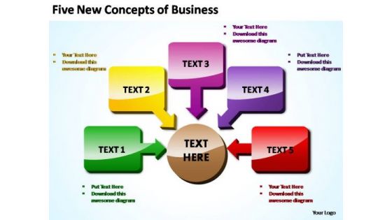 PowerPoint Template Company Five New Concepts Ppt Theme PowerPoint Template Company Five New Concepts Ppt Theme