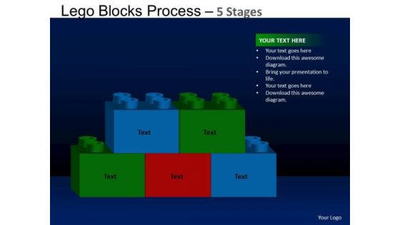 PowerPoint Template Company Lego Blocks Ppt Design