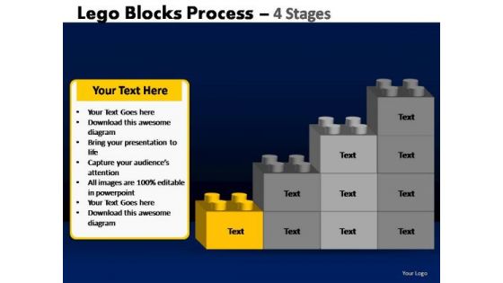 PowerPoint Template Company Lego Blocks Ppt Themes