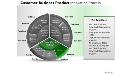 PowerPoint Template Company Pie Chart Diagram Ppt Design Slides