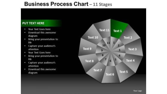 PowerPoint Template Company Pie Chart Ppt Template