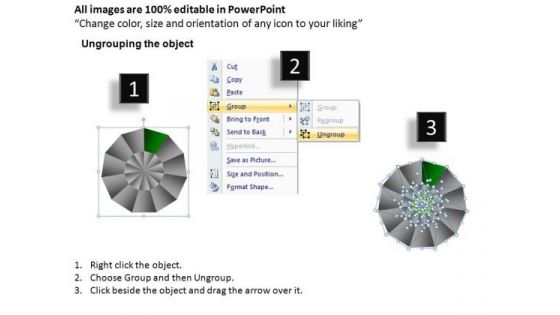 PowerPoint Template Company Pie Chart Ppt Template