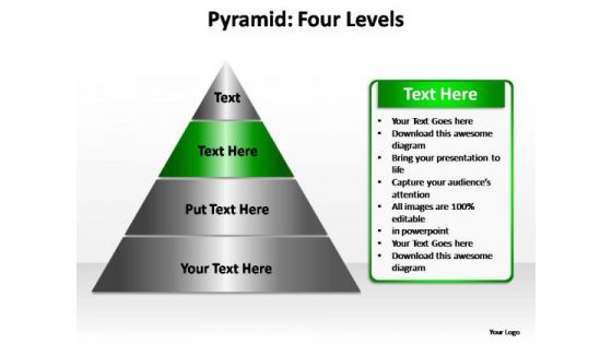 PowerPoint Template Company Pyramid Four Ppt Template