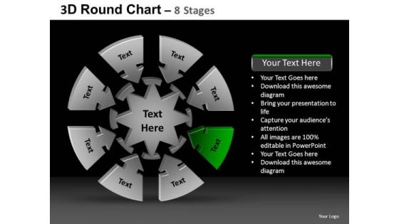 PowerPoint Template Company Round Chart Ppt Backgrounds