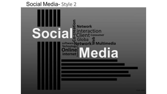 PowerPoint Template Company Strategy Social Media Ppt Presentation